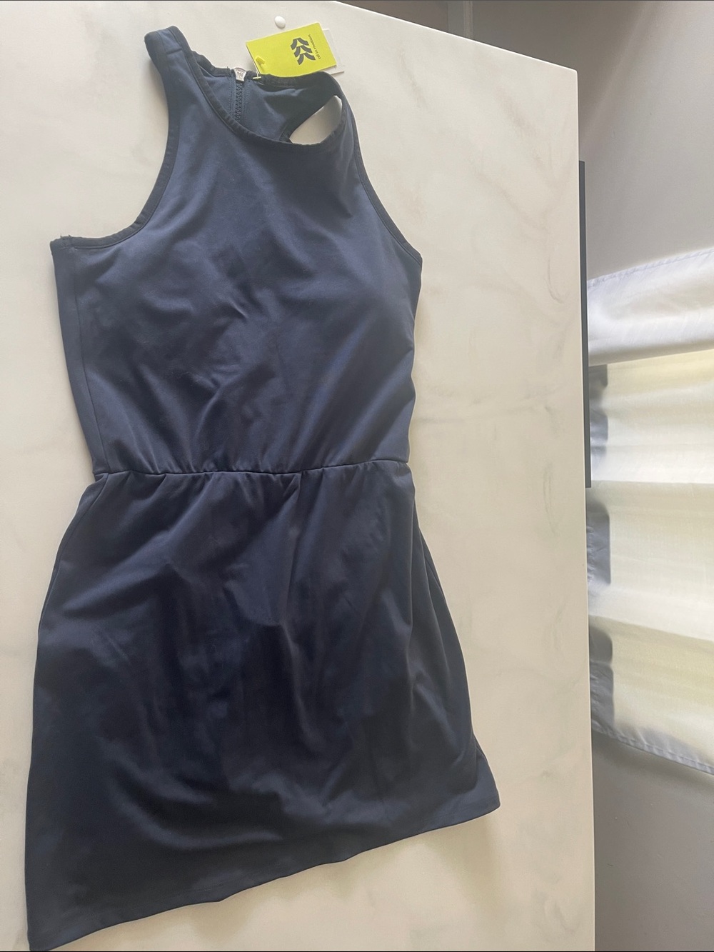 all in motion Navy Halter Mini Dress